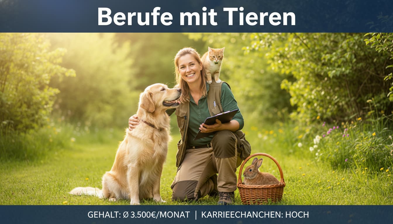 Berufe mit Tieren: 15 Traumjobs für Tierliebhaber im Überblick