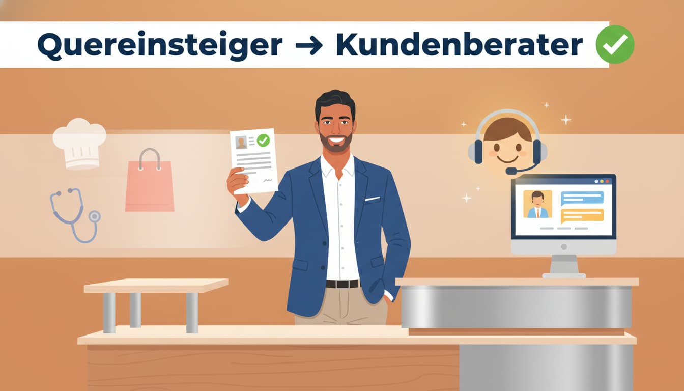 Bewerbung als Kundenberater: Quereinsteiger erfolgreich bewerben