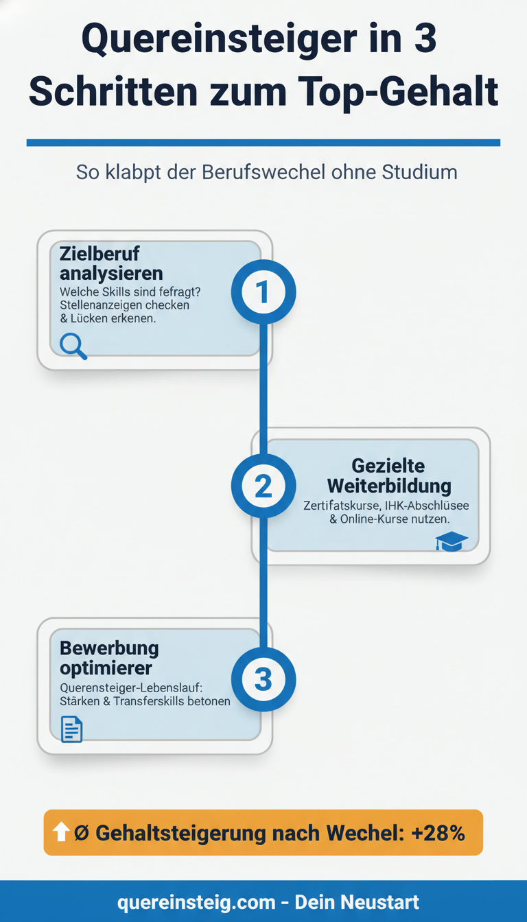 gut bezahlte quereinsteiger jobs – Infografik 2